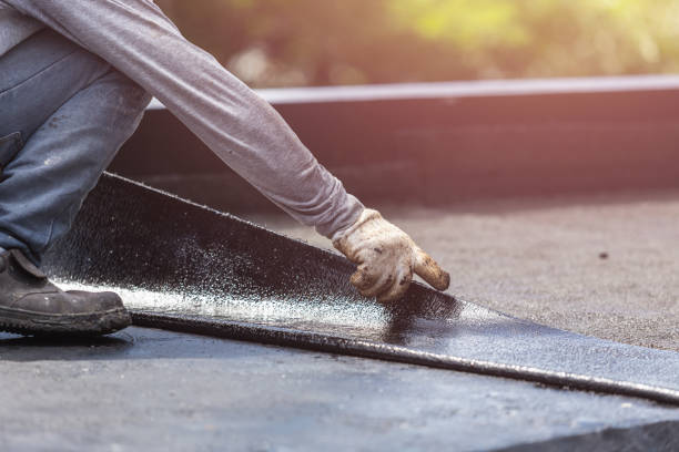 Professional Crawl Space Encapsulation technician working in Jamestown, NY